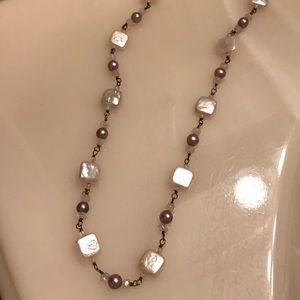 ✨SALE✨Salt Water Pearl Necklace- Sterling Silver